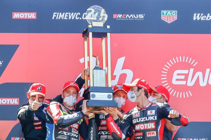 Suzuki Wins the First Round of 2021 FIM Endurance World Championship, 24 Heures Motos at Le Mans